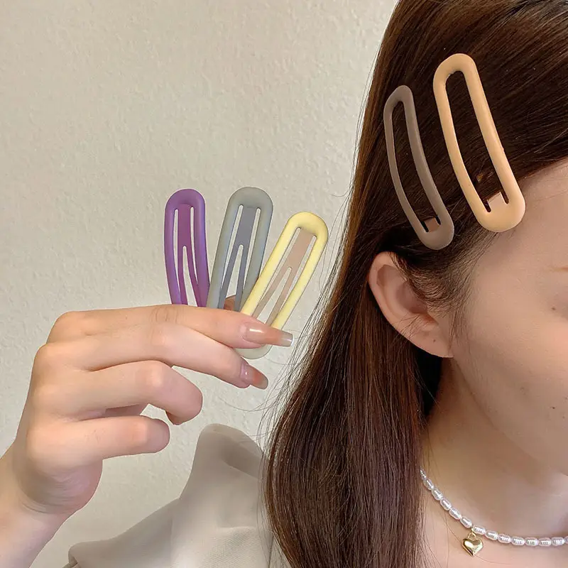 Candy Color Hairpin Clip Set for Women