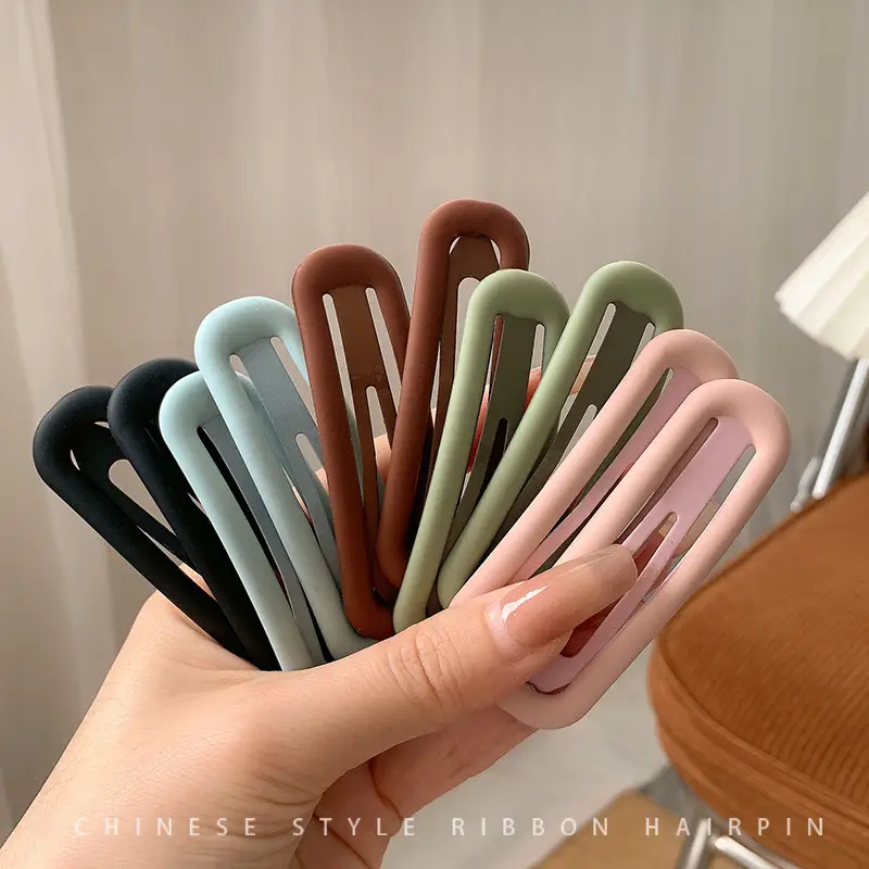 Candy Color Hairpin Clip Set for Women