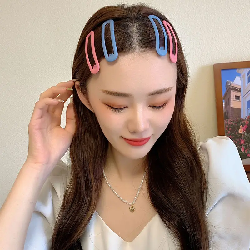 Candy Color Hairpin Clip Set for Women
