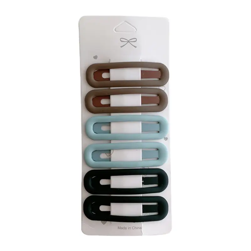 Candy Color Hairpin Clip Set for Women