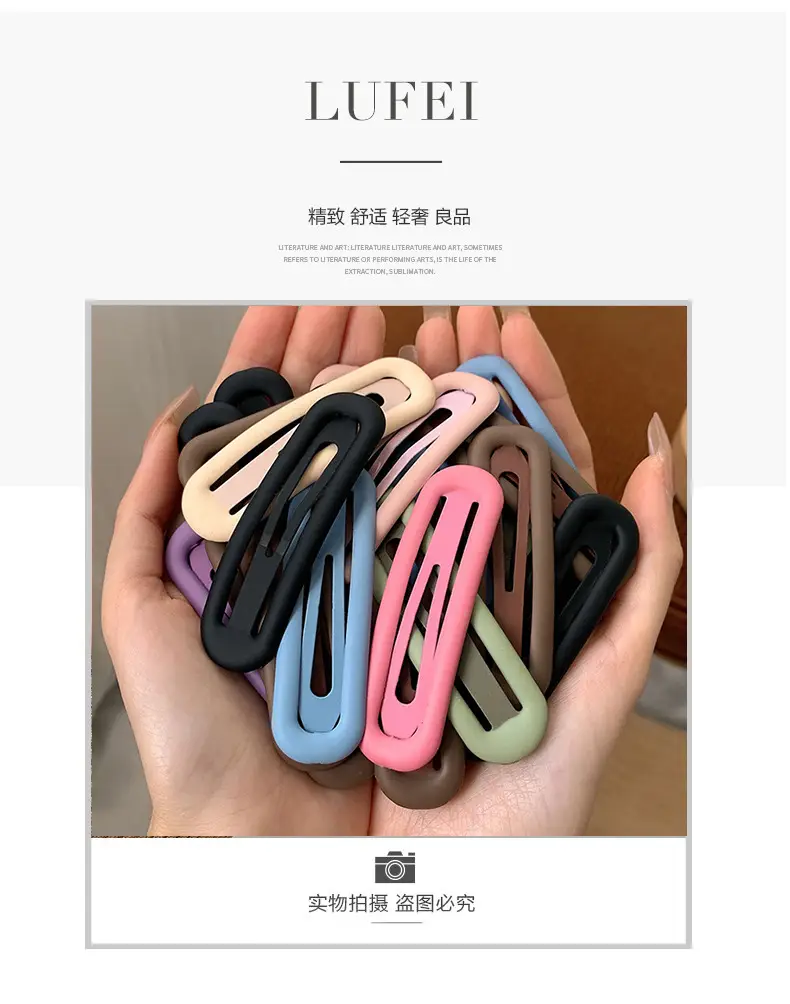 Candy Color Hairpin Clip Set for Women — feature 33