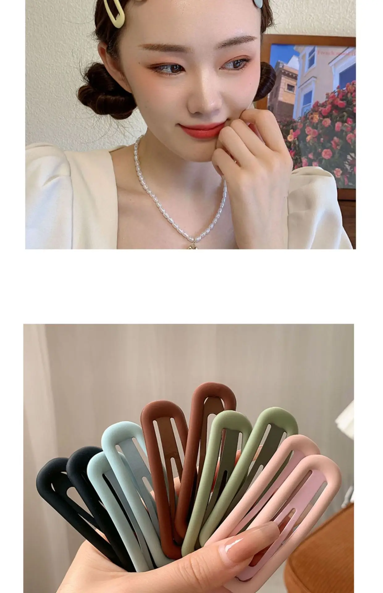 Candy Color Hairpin Clip Set for Women — feature 35