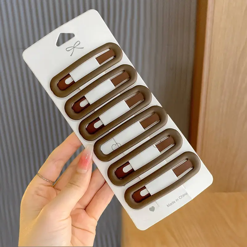 Candy Color Hairpin Clip Set for Women