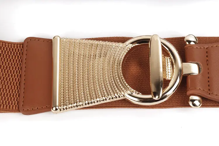 Black Nylon Belt with Gold Clasp for Women β feature 6