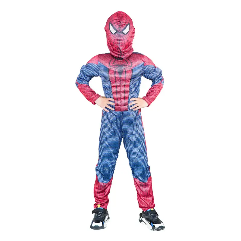 Kids Hulk Captain America Iron Man Optimus Prime Thor cos Muscle Costume Halloween Show Costume - Image 13