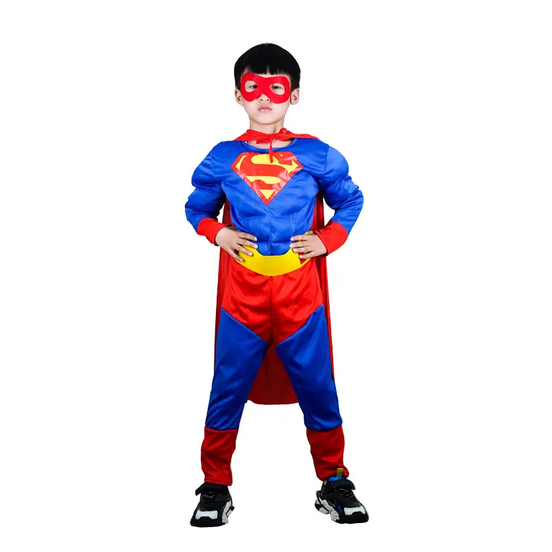 Kids Hulk Captain America Iron Man Optimus Prime Thor cos Muscle Costume Halloween Show Costume - Image 9