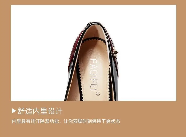 Soft Leather Single-layer Shoes Women's Mid-heel Thick Heel All-match 2023 Spring and Summer New Style Soft-soled Professional Shallow Mouth Comfortable Pointed Women's Shoes — feature 12