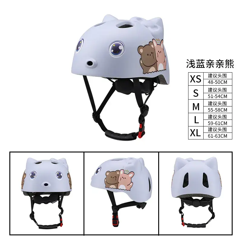 Pink Cartoon Kids Helmet for Scooter Roller Skating - Image 4