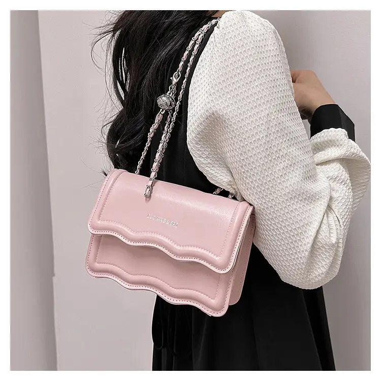 Retro Women's Bag 2023 New Solid Color Chain Crossbody — feature 10