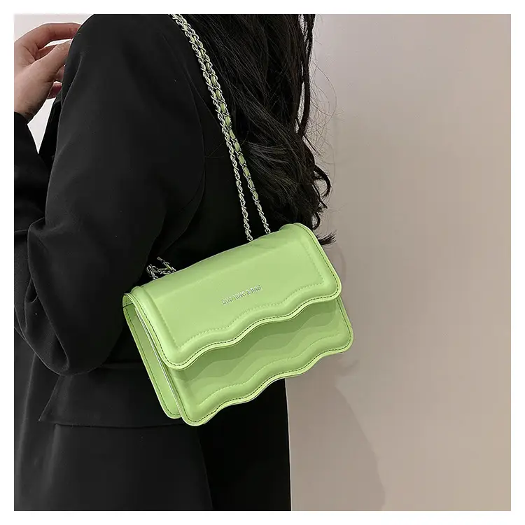 Retro Women's Bag 2023 New Solid Color Chain Crossbody — feature 20