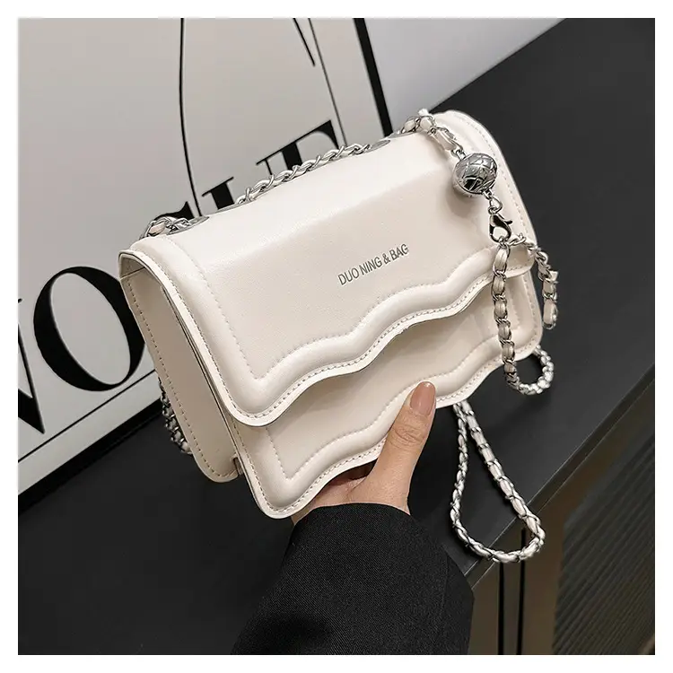 Retro Women's Bag 2023 New Solid Color Chain Crossbody — feature 22