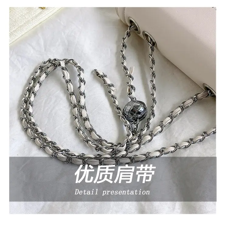 Retro Women's Bag 2023 New Solid Color Chain Crossbody — feature 6