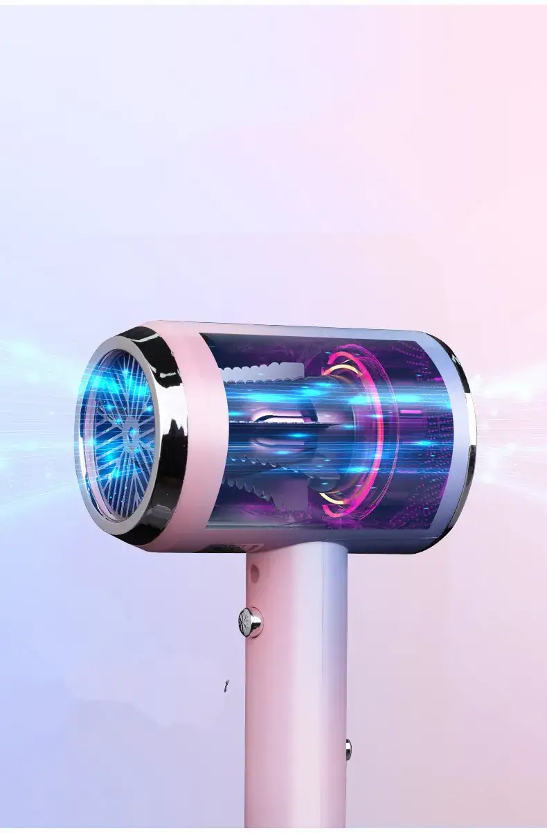 Silver Hair Dryer with Crystal Accents — feature 8