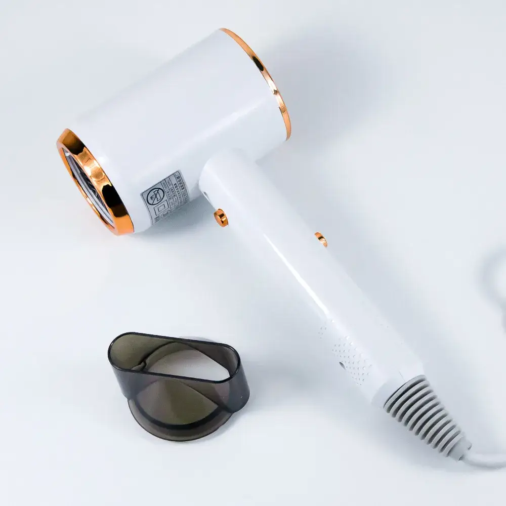 Silver Hair Dryer with Crystal Accents - Image 3