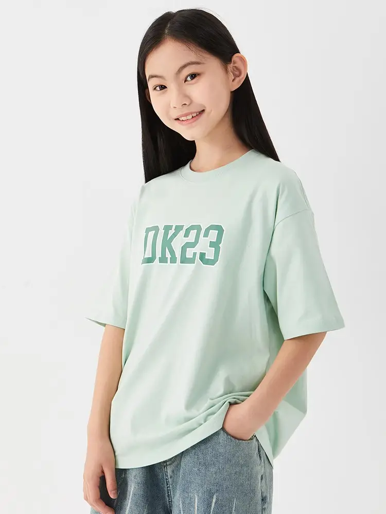 Girls DK Digital Printed T-Shirt Large Mint - Image 4