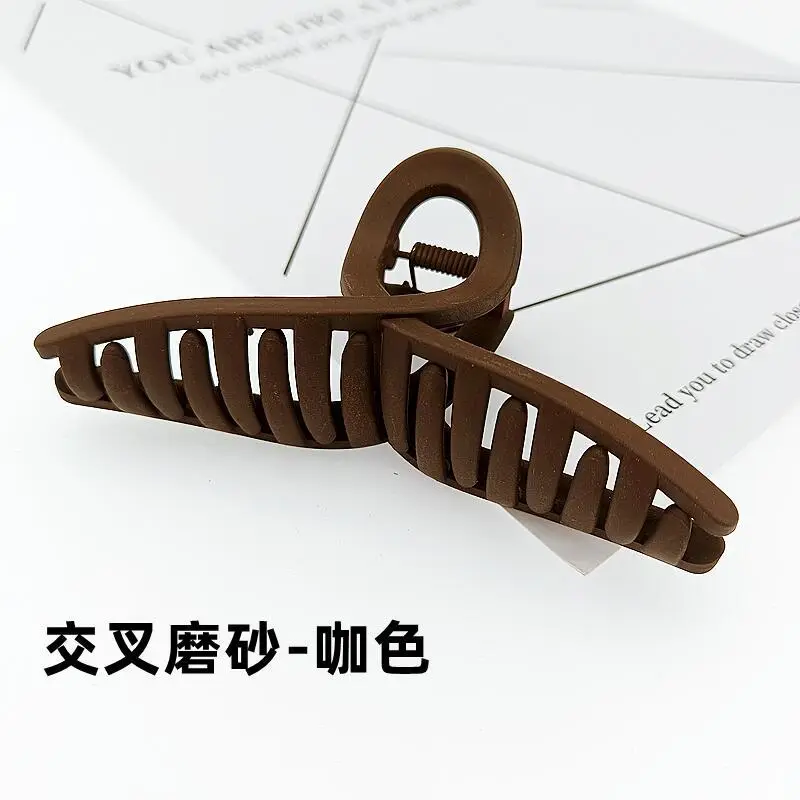 交叉磨砂-咖色