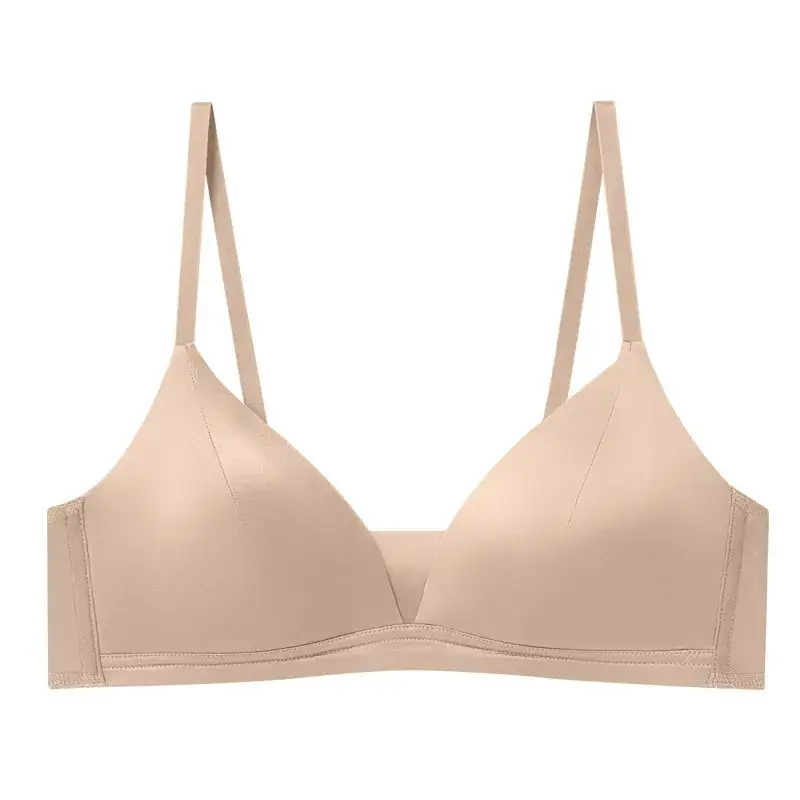Tangge Silk Satin Rings-Free Bra Green Big Chest - Image 21