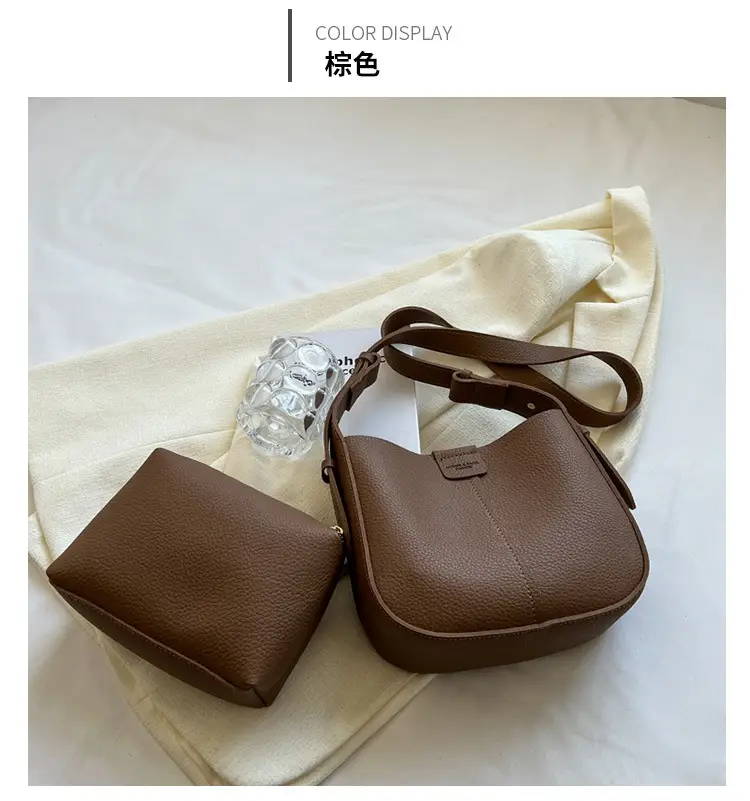 Women's Beige Pebble Crossbody Bag 2023 New Spring Summer — feature 11