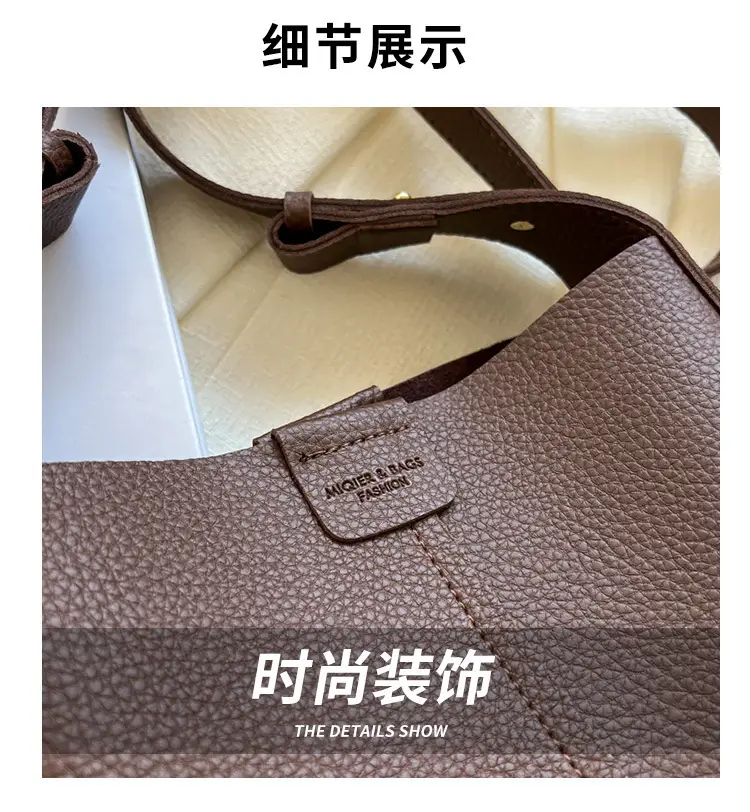 Women's Beige Pebble Crossbody Bag 2023 New Spring Summer — feature 2