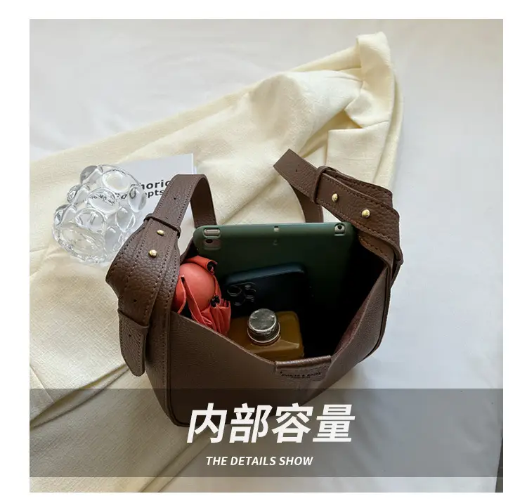 Women's Beige Pebble Crossbody Bag 2023 New Spring Summer — feature 5