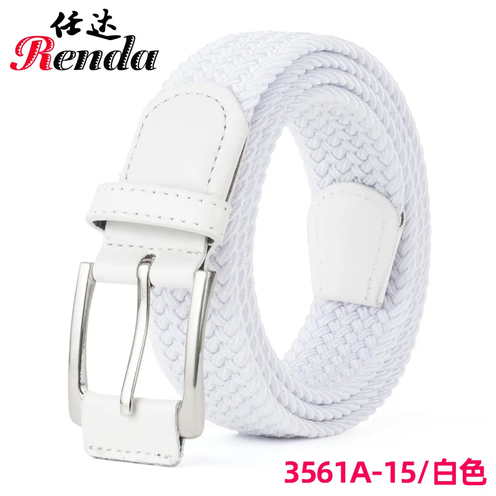 Retro Green Nylon Belt with Buckle