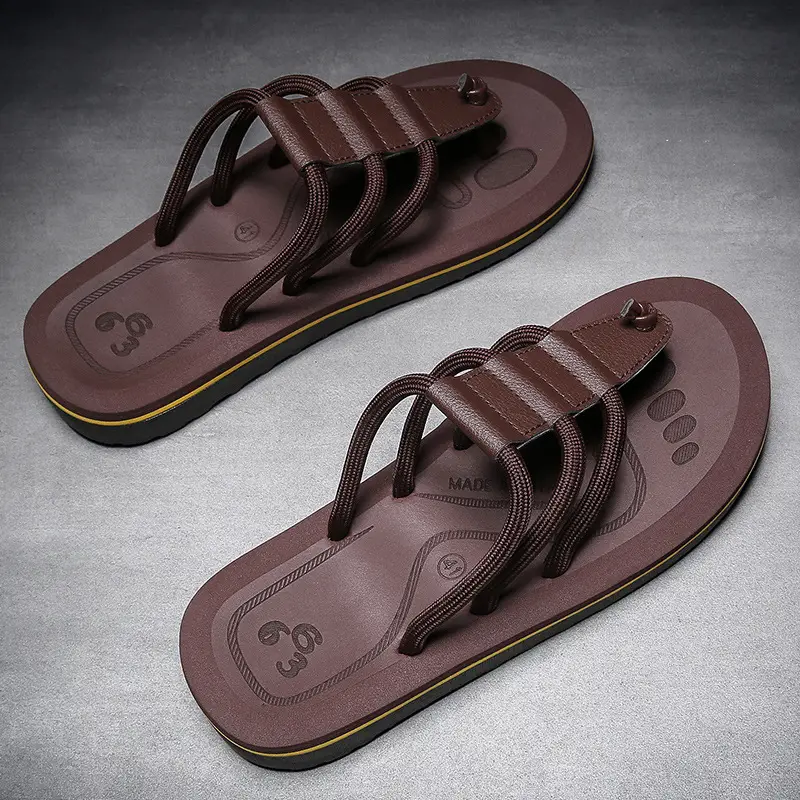 2025 Men Anti-Slip EVA Flip Flops Brown