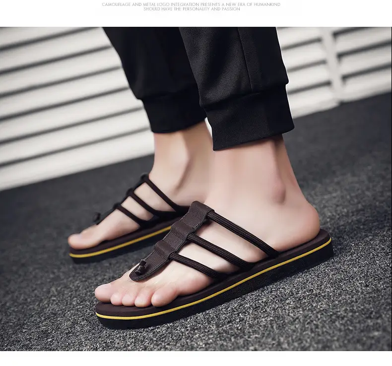 2025 Men Anti-Slip EVA Flip Flops Brown — feature 18