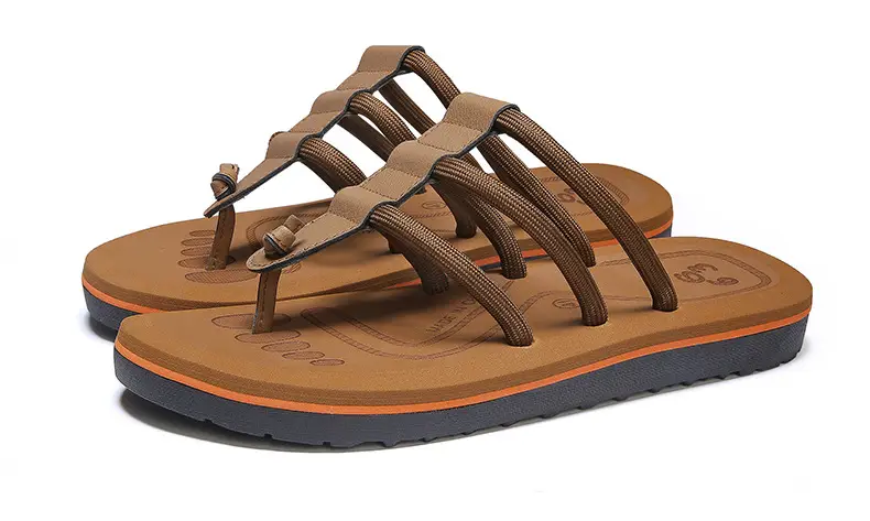 2025 Men Anti-Slip EVA Flip Flops Brown — feature 27