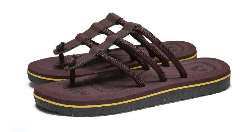 2025 Men Anti-Slip EVA Flip Flops Brown — feature 28