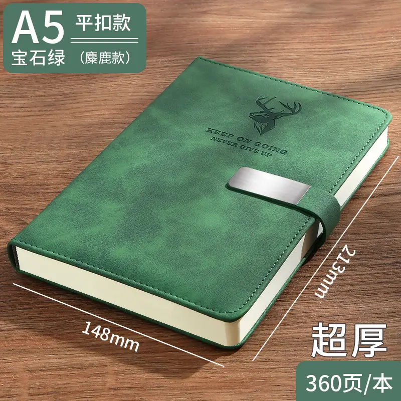 A5 Buckle Notebook Luxury Blue Thickened Custom Skin Feel