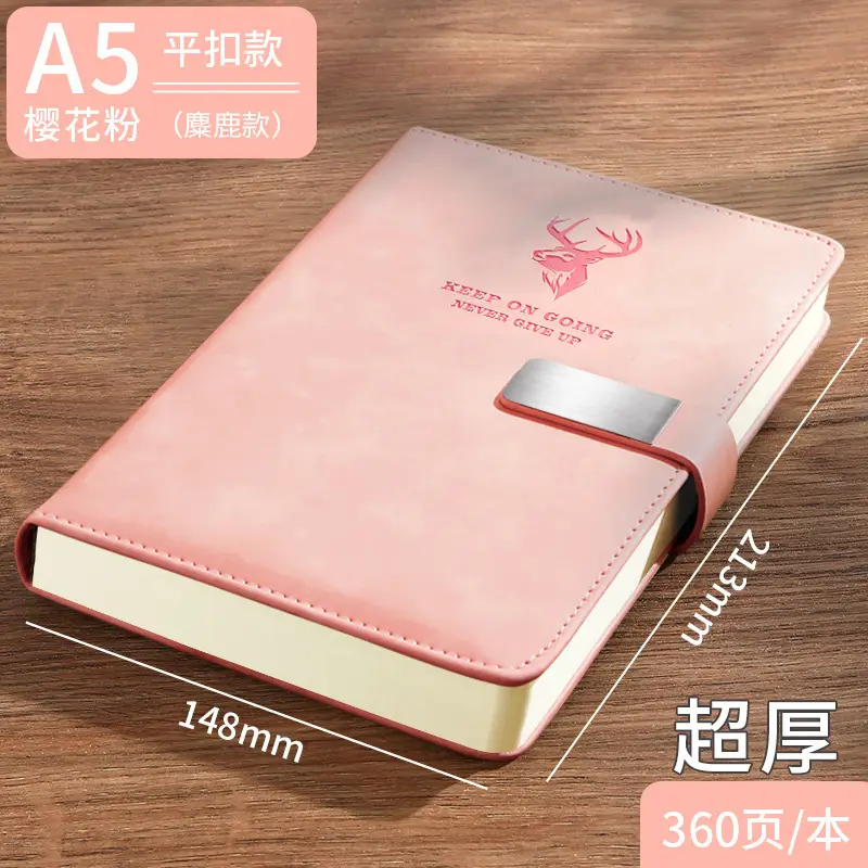A5 Buckle Notebook Luxury Blue Thickened Custom Skin Feel