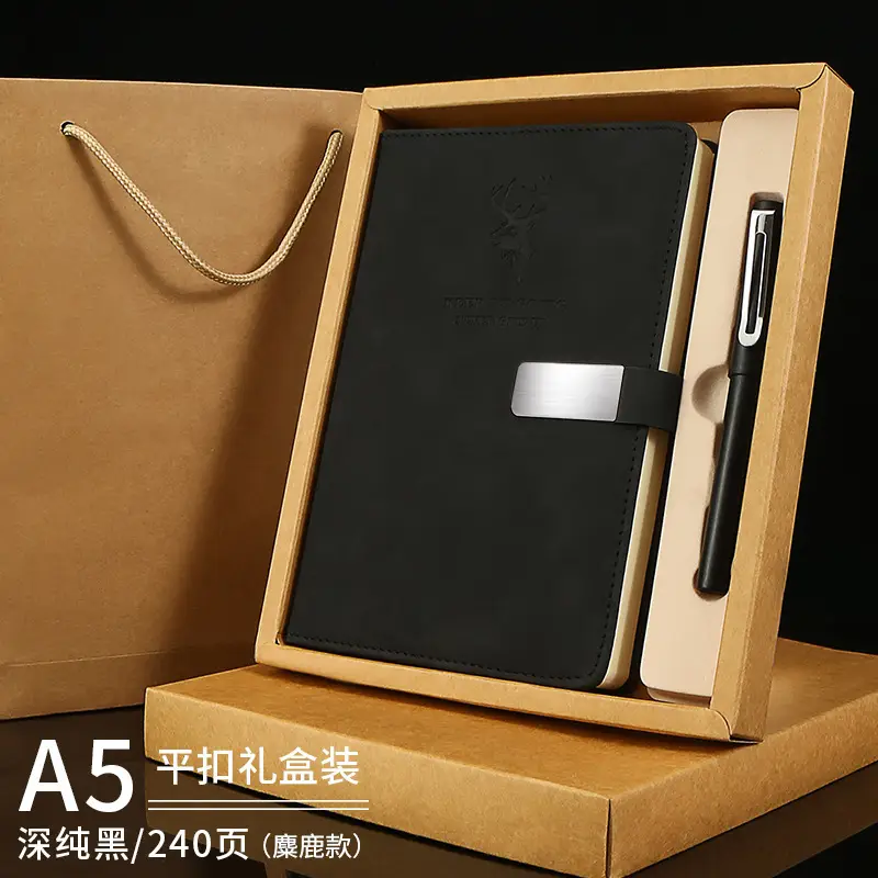 A5 Buckle Notebook Luxury Blue Thickened Custom Skin Feel
