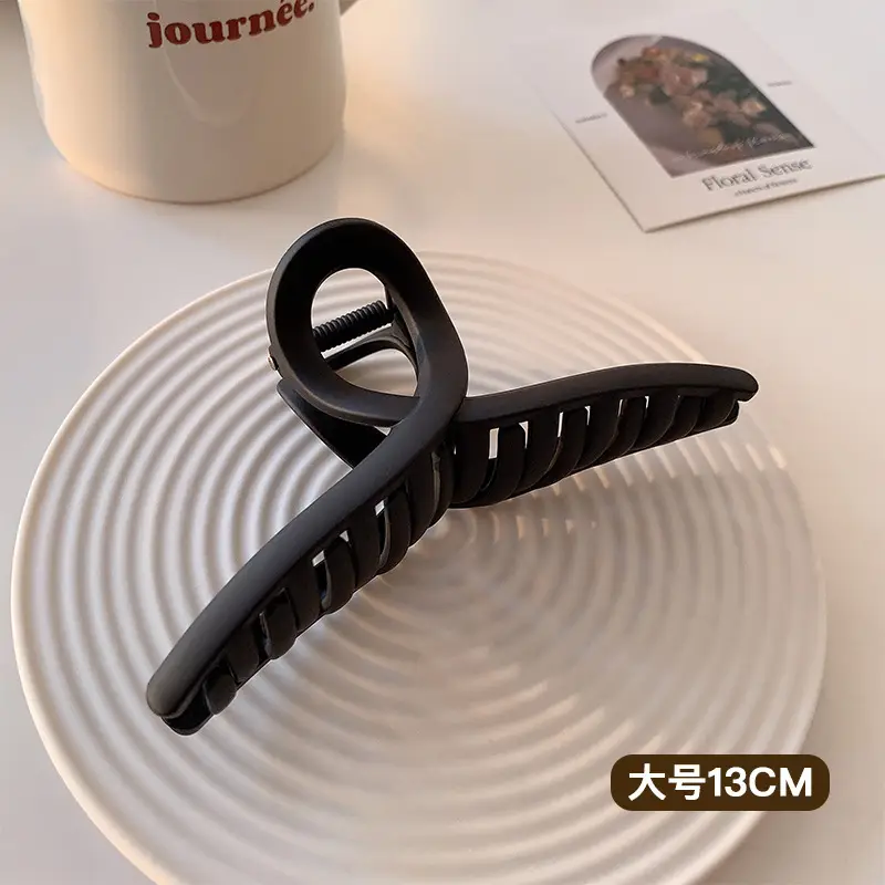 2023 New Large Hair Grip Clip Net Red Female Back Head Hairpin Hair Volume Shark Clip Headdress - Image 5