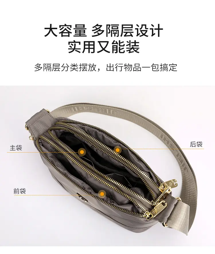 New Women's Nylon Shoulder Bag Crossbody Large Capacity — feature 7