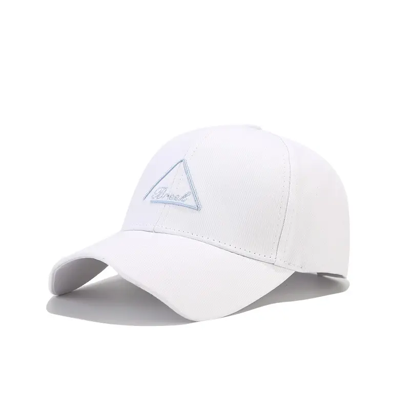 Men's Beige Embroidered Baseball Cap Summer Hat - Image 2