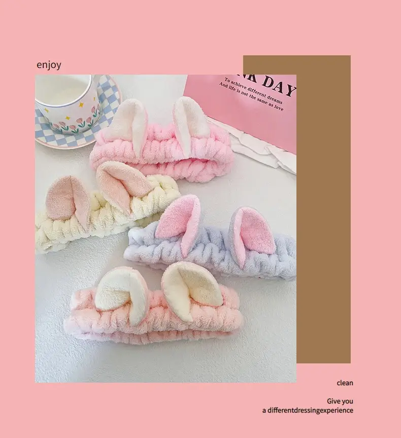 Pink Cat Ear Headband for Women — feature 22