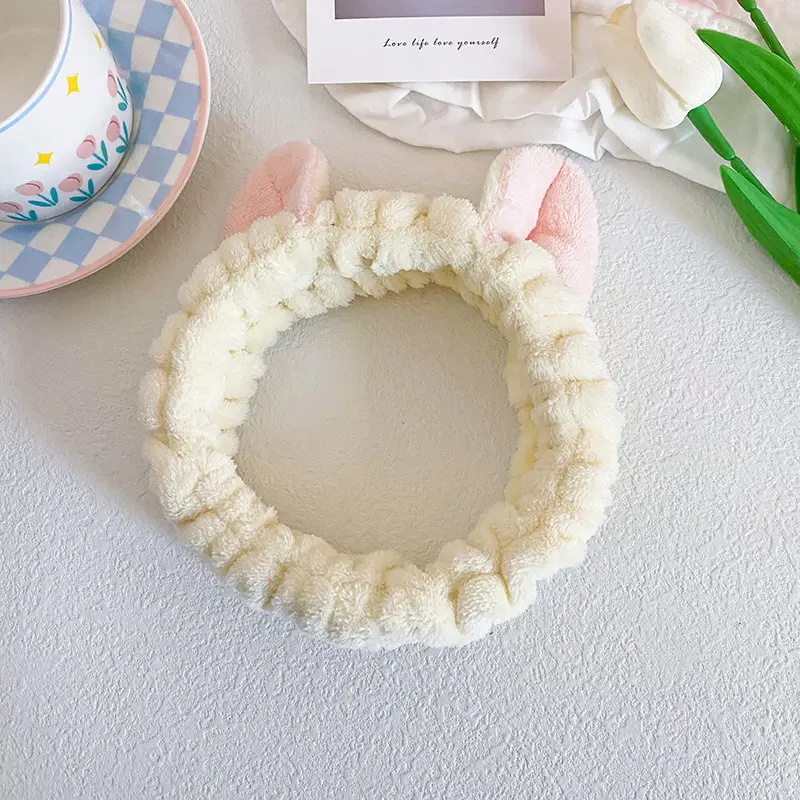 Pink Cat Ear Headband for Women - Image 6
