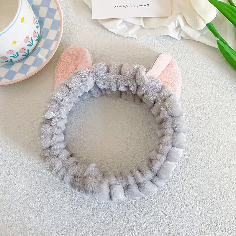 Pink Cat Ear Headband for Women - Image 7
