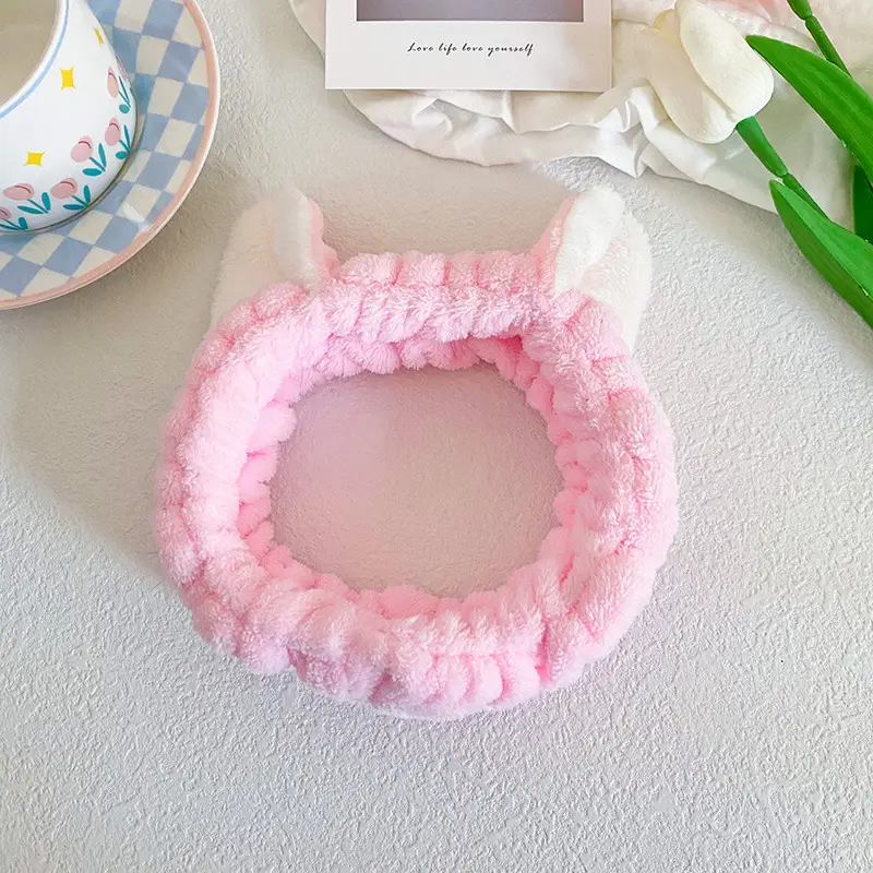 Pink Cat Ear Headband for Women - Image 8
