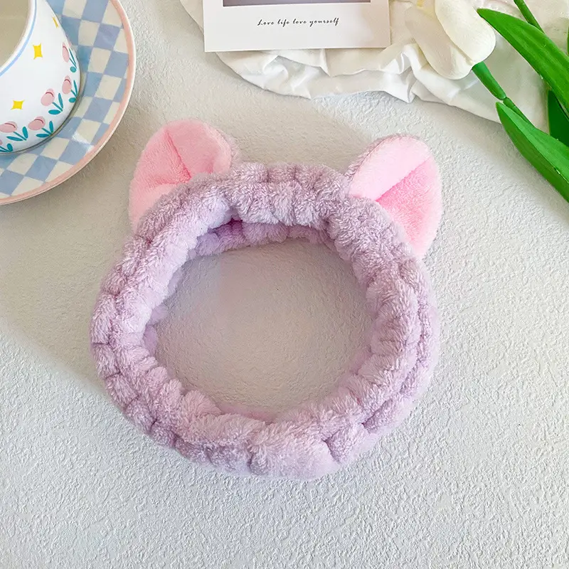 Pink Cat Ear Headband for Women - Image 9