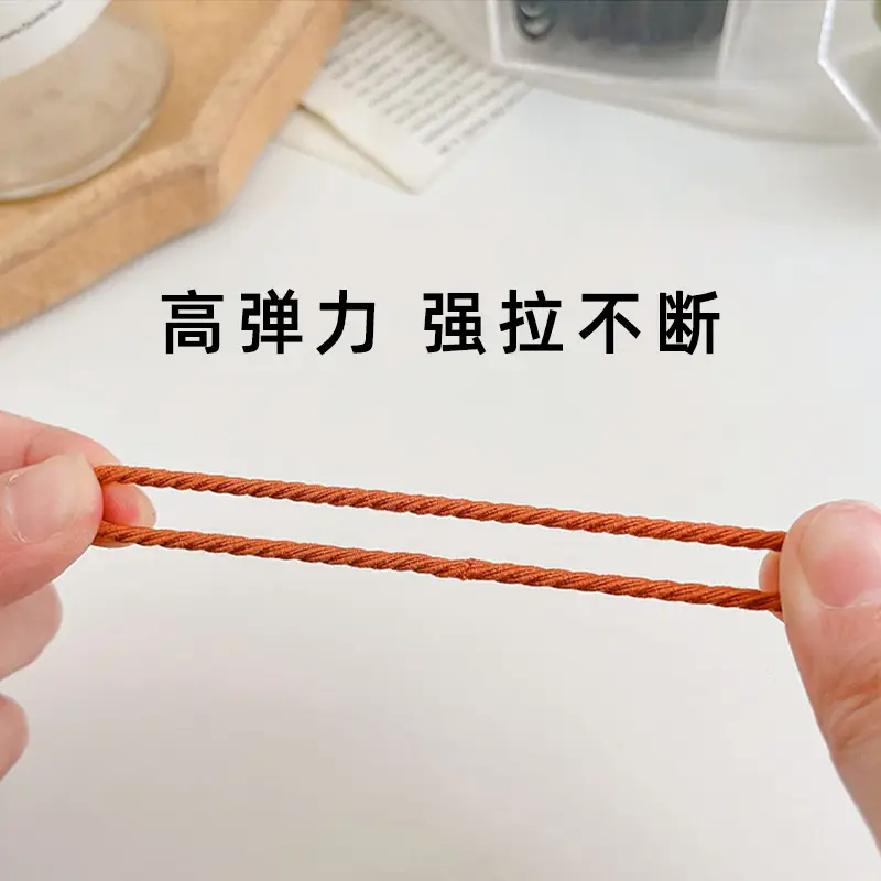 2023 Rubber Hair Rings for Girls Strong Durable - Image 8
