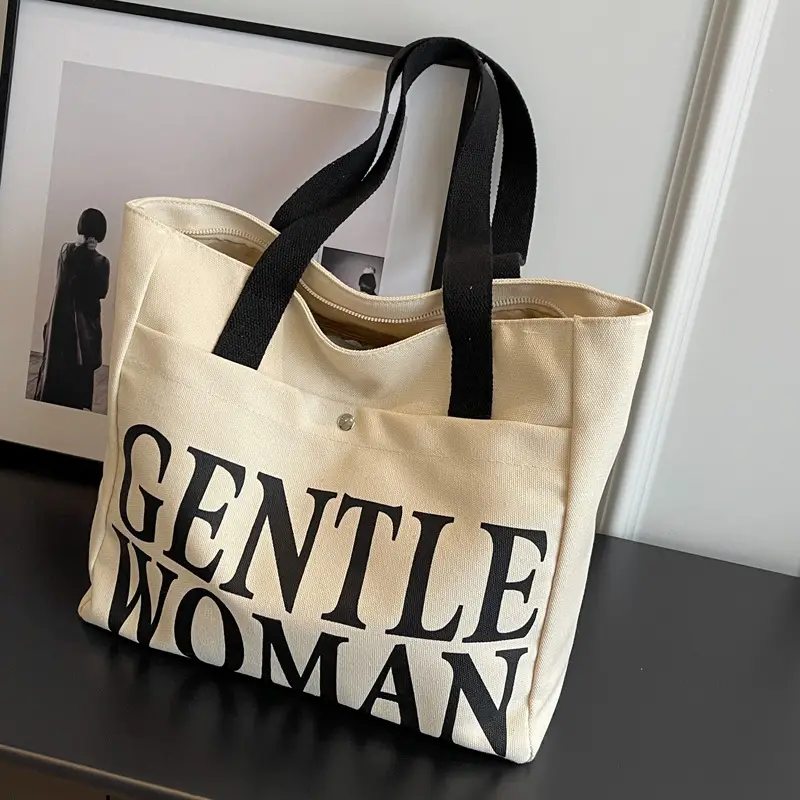 Gentle Woman Canvas Shoulder Bag Large 2023