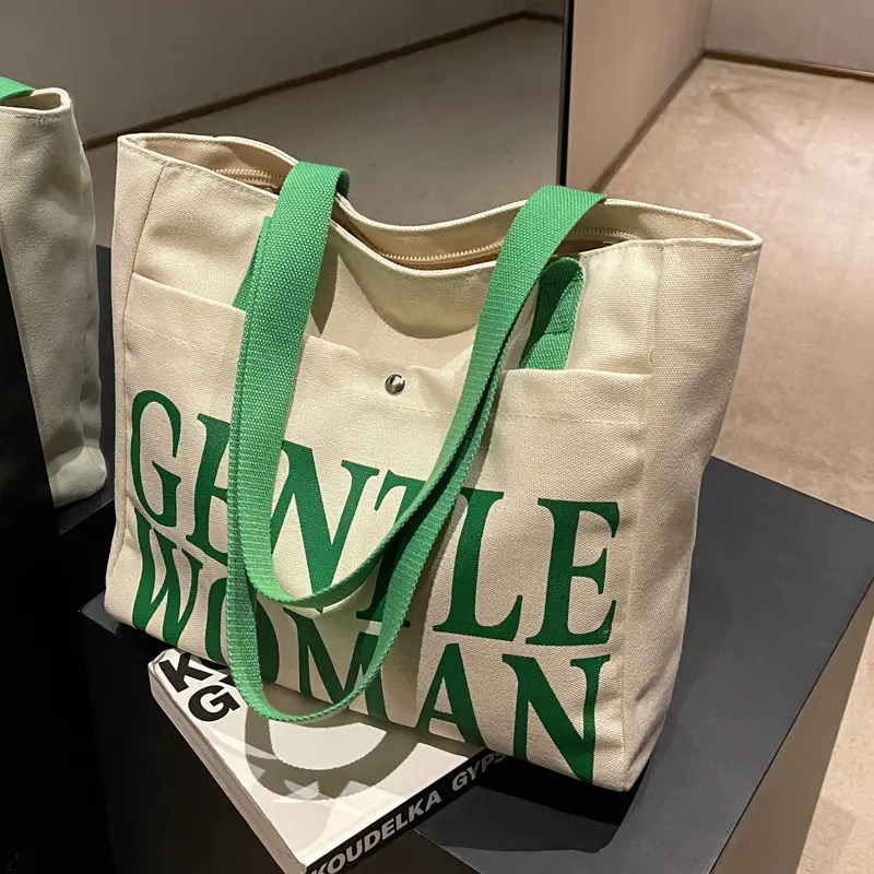 Gentle Woman Canvas Shoulder Bag Large 2023