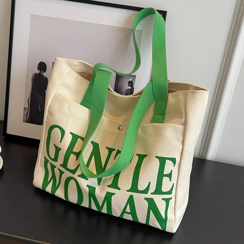 Gentle Woman Canvas Shoulder Bag Large 2023