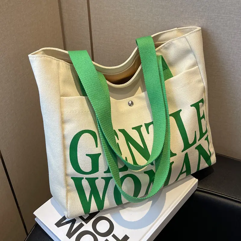 Gentle Woman Canvas Shoulder Bag Large 2023
