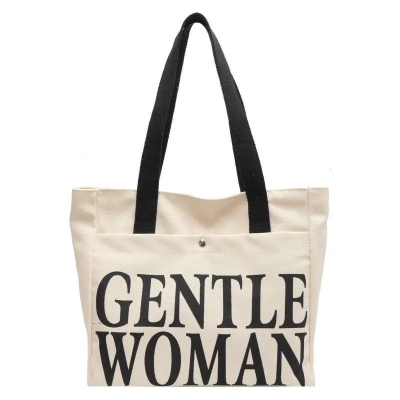 Gentle Woman Canvas Shoulder Bag Large 2023