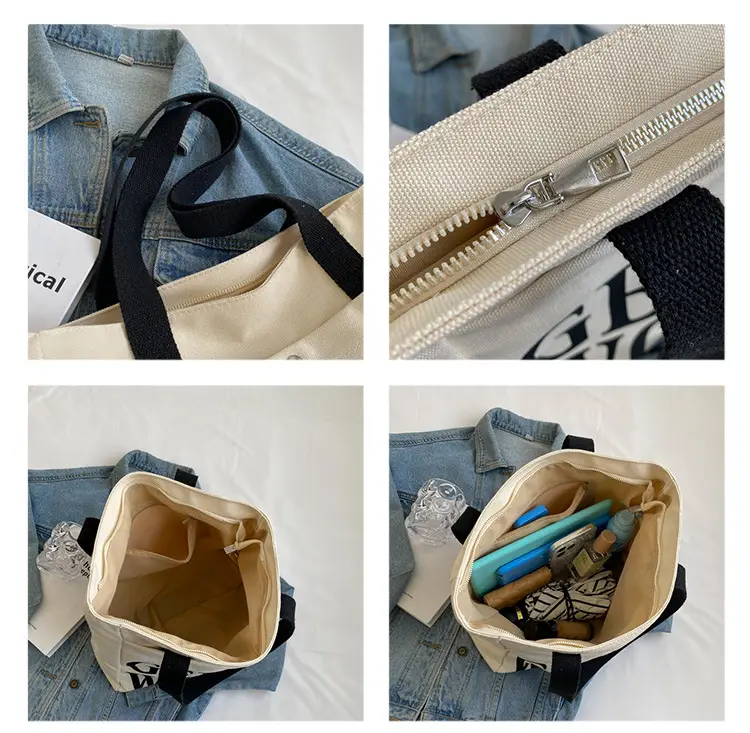 Gentle Woman Canvas Shoulder Bag Large 2023 — feature 6