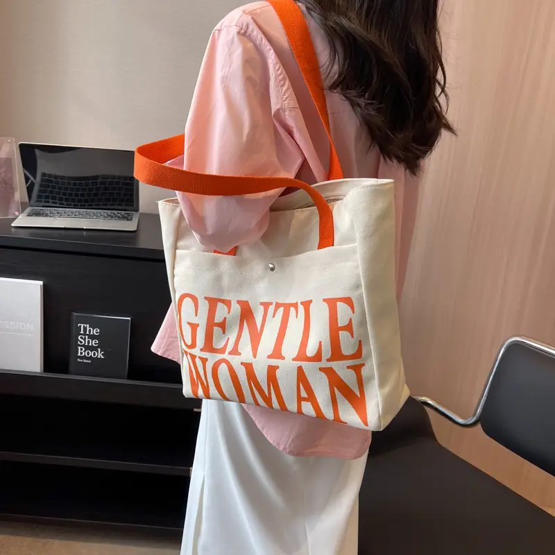 Gentle Woman Canvas Shoulder Bag Large 2023