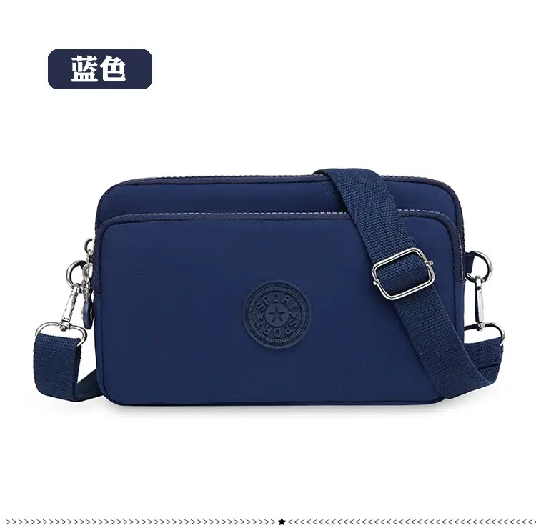 2023 New Oxford Cloth Women's Multi-Layer Shoulder Bag Purple — feature 25