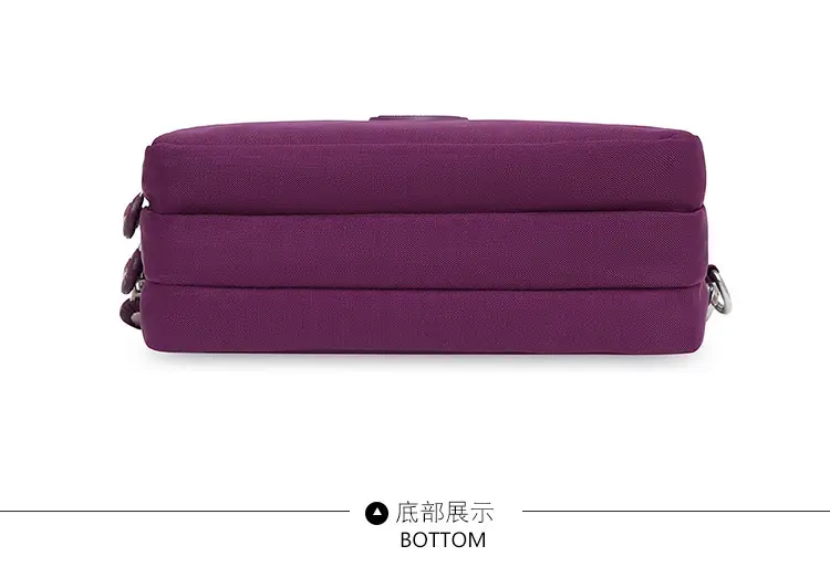 2023 New Oxford Cloth Women's Multi-Layer Shoulder Bag Purple — feature 31